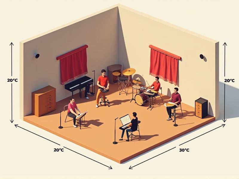 Music Band Room Dimensions Guide - Ensuring Optimal Space for Performance & Practice