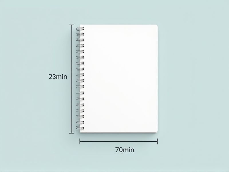Notebook Size Guide: Standard Dimensions for Choosing the Right Fit