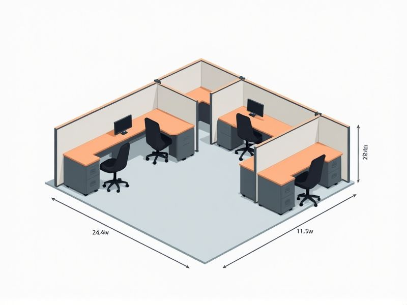 Office Cubicle Dimensions Guide: Selecting the Ideal Size for Your Workspace