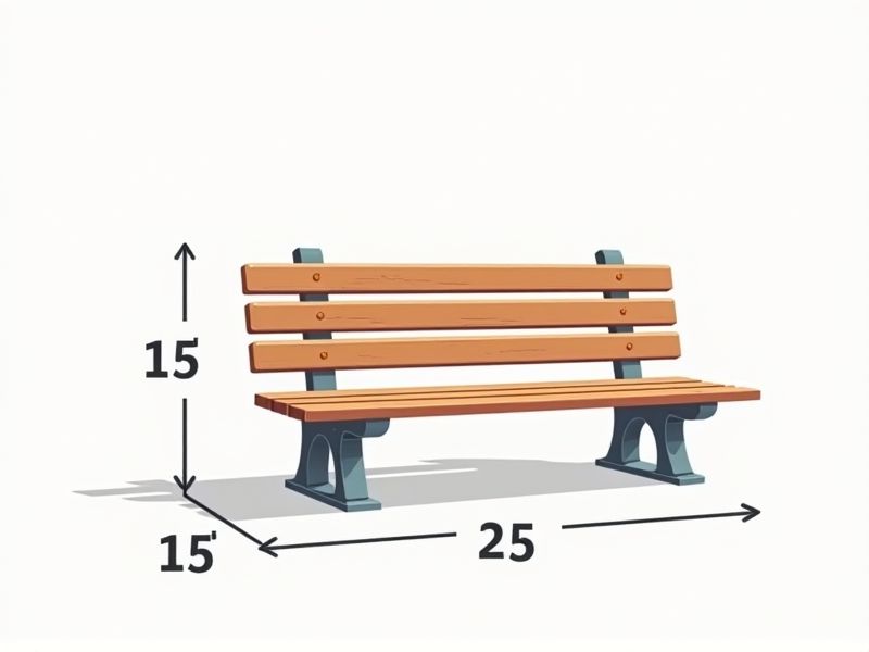 Guide to Standard Park Bench Dimensions & Choosing the Right Size for Your Space
