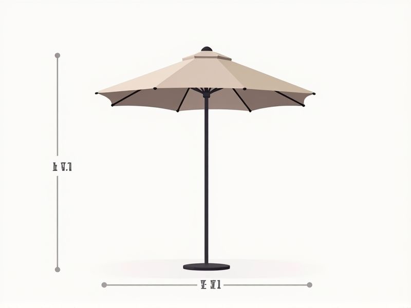 Patio Umbrella Size Guide: Choosing the Right Dimensions for Your Outdoor Space