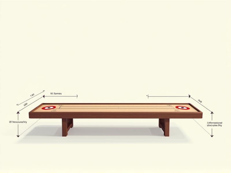 Choosing the Right Shuffleboard Table: A Guide to Standard Dimensions & Sizes